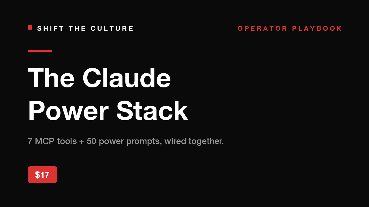 The Claude Power Stack — cover