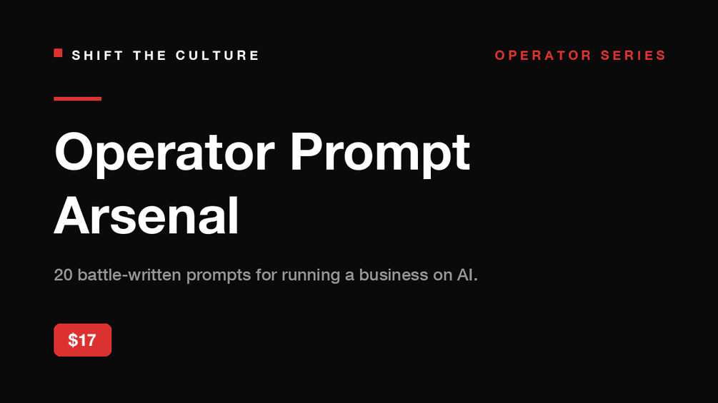 STC Operator Prompt Arsenal — cover